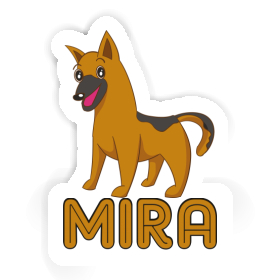 Mira Autocollant Chien de berger Image