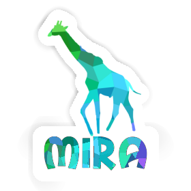 Sticker Giraffe Mira Image