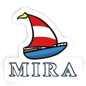 Sailboat Sticker Mira Image