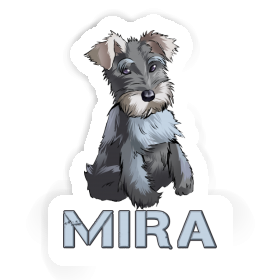 Schnauzer Aufkleber Mira Image