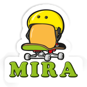 Sticker Mira Skater Image