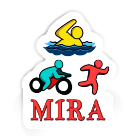 Sticker Mira Triathlete Image