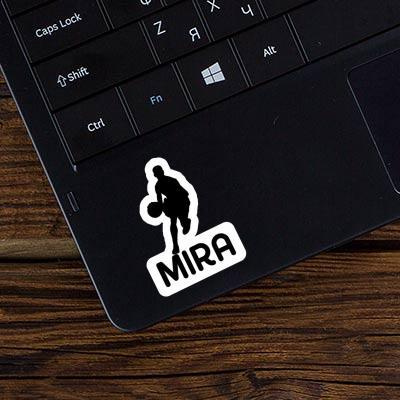 Mira Sticker Basketballspieler Notebook Image