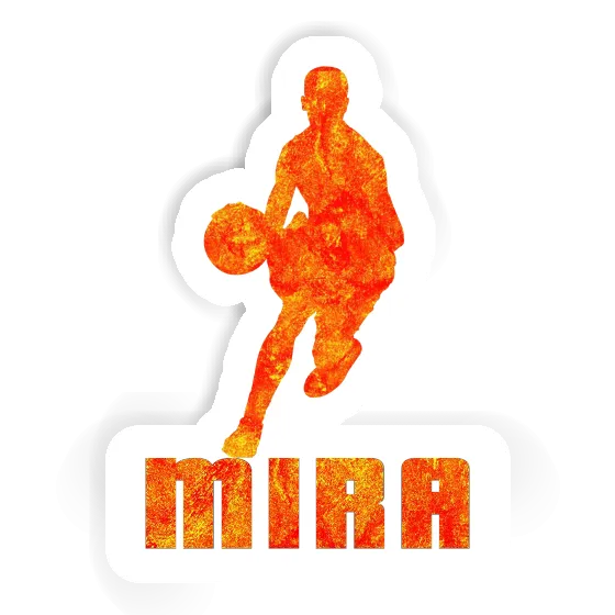 Sticker Basketball Player Mira Notebook Image