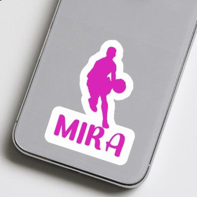 Sticker Mira Basketball Player Notebook Image