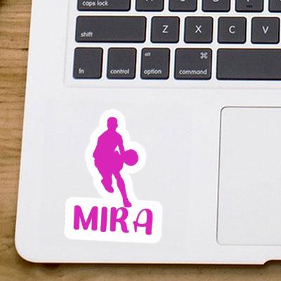 Sticker Mira Basketball Player Notebook Image