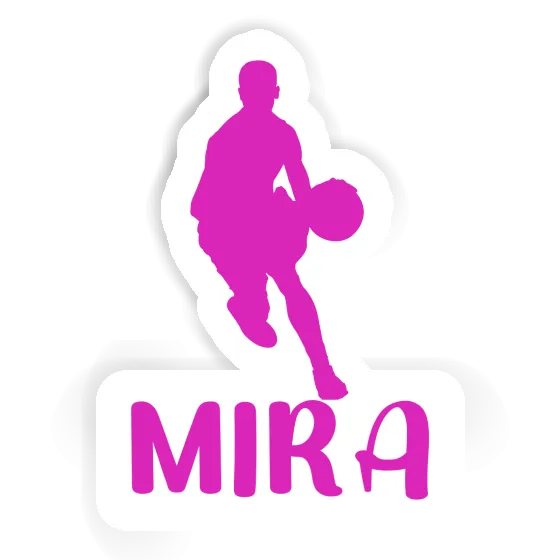 Basketballspieler Aufkleber Mira Image