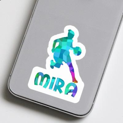 Mira Sticker Basketball Player Notebook Image