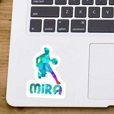 Mira Sticker Basketballspielerin Notebook Image