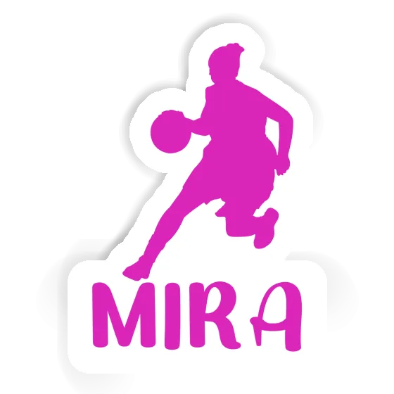 Sticker Mira Basketball Player Laptop Image