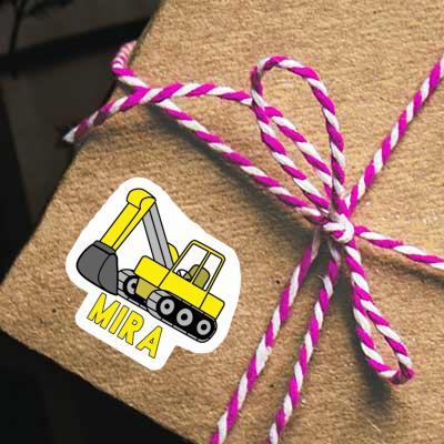 Sticker Excavator Mira Gift package Image