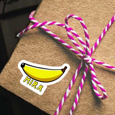 Sticker Mira Banana Laptop Image