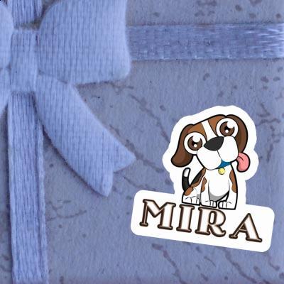 Sticker Beagle Dog Mira Gift package Image