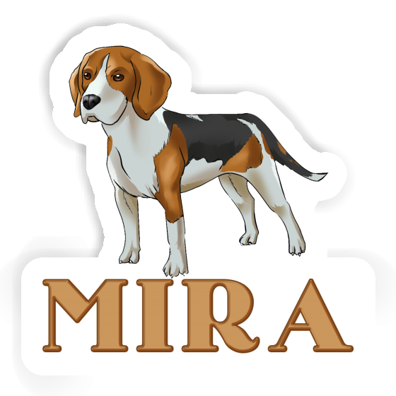 Autocollant Mira Beagle Gift package Image