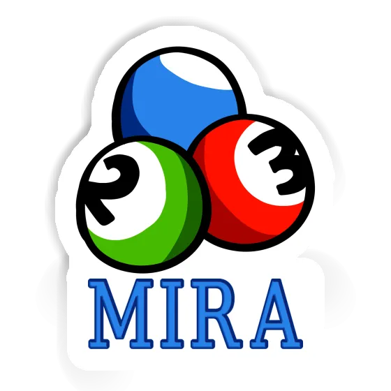 Mira Sticker Billardkugel Laptop Image