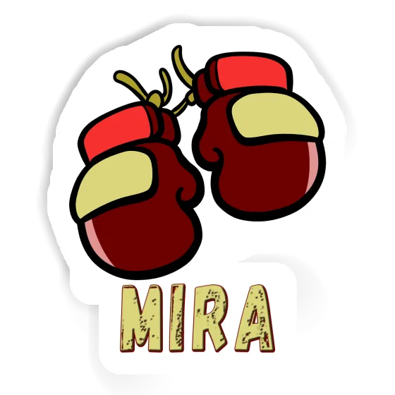 Sticker Mira Boxing Glove Notebook Image