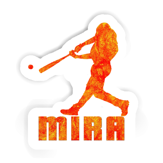 Sticker Baseball Player Mira Notebook Image