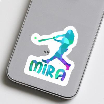 Mira Sticker Baseball Player Laptop Image