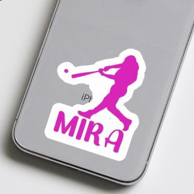 Mira Sticker Baseball Player Laptop Image