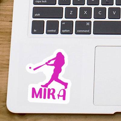 Mira Sticker Baseball Player Laptop Image