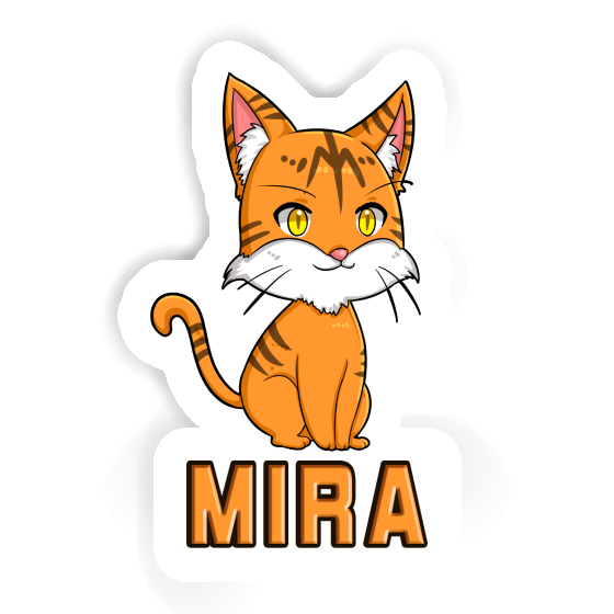 Sticker Cat Mira Notebook Image