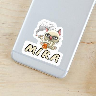 Sticker Bad Cat Mira Laptop Image