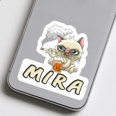 Mira Aufkleber Rauchende Katze Gift package Image