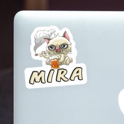 Mira Aufkleber Rauchende Katze Laptop Image