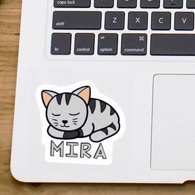 Cat Sticker Mira Notebook Image