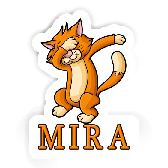 Sticker Katze Mira Laptop Image