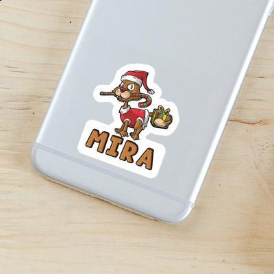 Sticker Mira Christmas Cat Image