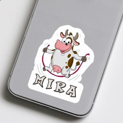 Sticker Fitness Cow Mira Image