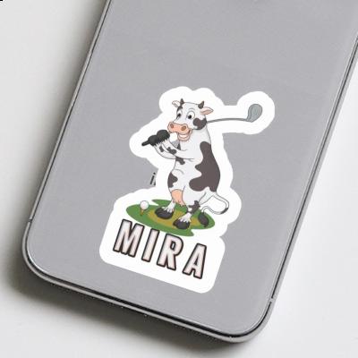 Golf Cow Sticker Mira Notebook Image