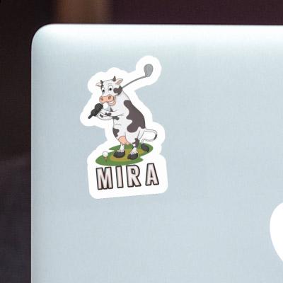 Golf Cow Sticker Mira Laptop Image