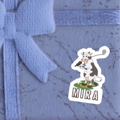 Golf Cow Sticker Mira Laptop Image