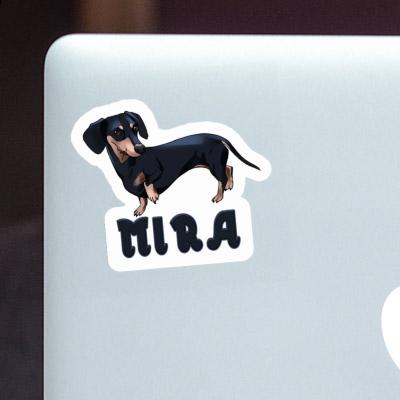 Sticker Dachshund Mira Gift package Image