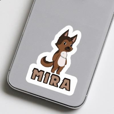 Sticker German Sheperd Mira Notebook Image