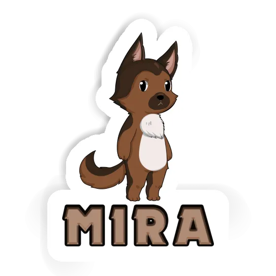 Sticker German Sheperd Mira Laptop Image