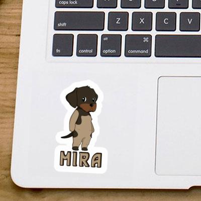 Mira Autocollant Braque allemand à poil dur Laptop Image