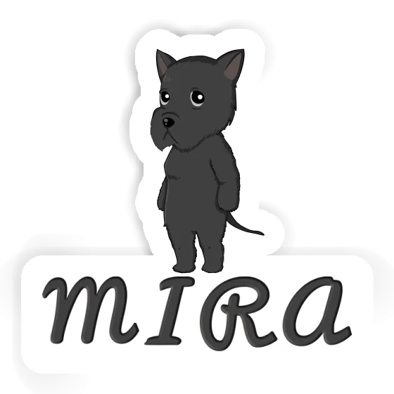 Sticker Mira Giant Schnauzer Notebook Image