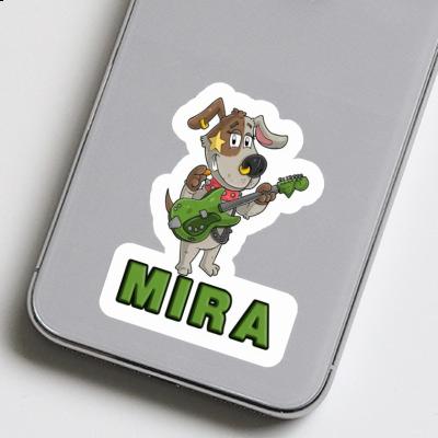 Aufkleber Gitarrist Mira Image