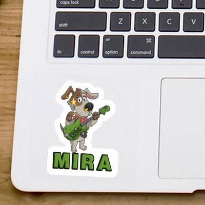 Mira Sticker Guitarist Laptop Image