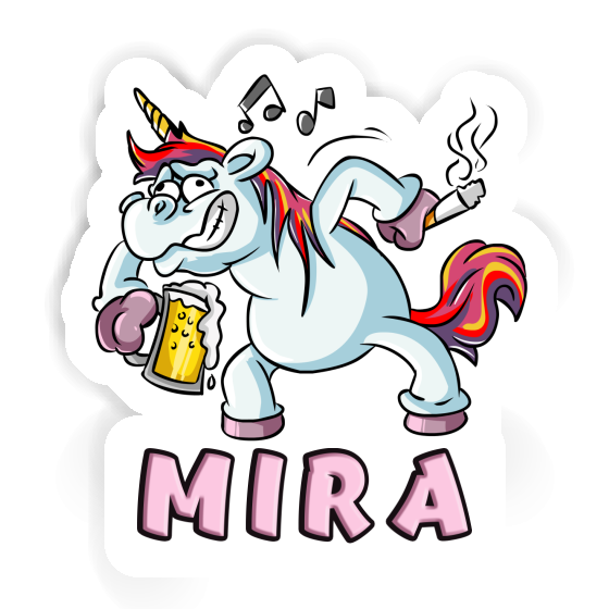 Sticker Party Unicorn Mira Notebook Image