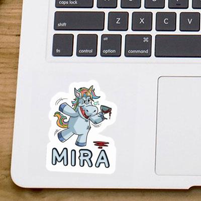 Sticker Unicorn Mira Notebook Image