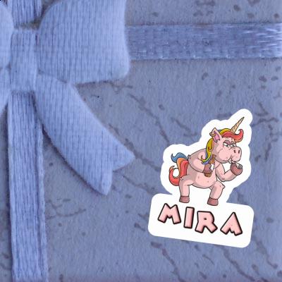 Sticker Smoking Unicorn Mira Gift package Image