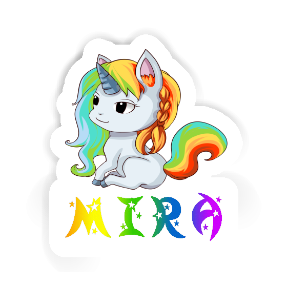 Mira Sticker Unicorn Notebook Image