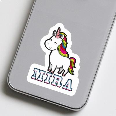 Aufkleber Mira Einhorn Laptop Image