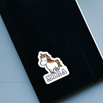 Sticker Unicorn Mira Notebook Image