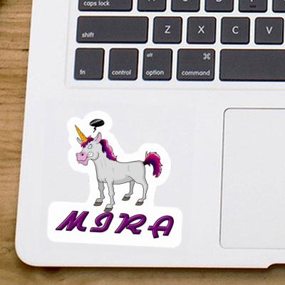 Sticker Unicorn Mira Notebook Image