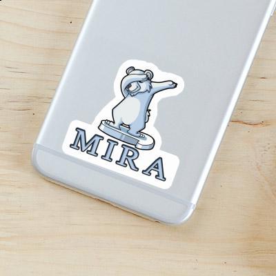 Sticker Polar Bear Mira Notebook Image